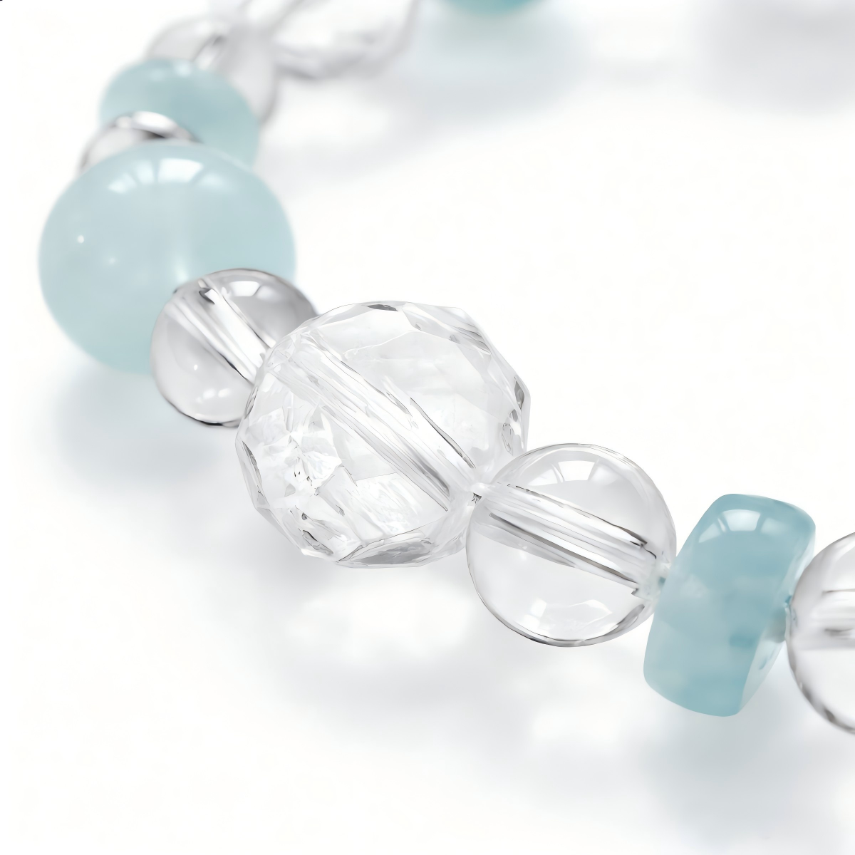 Aquamarine Bracelet – Handcrafted Calm Energy by SoulVibe Gems