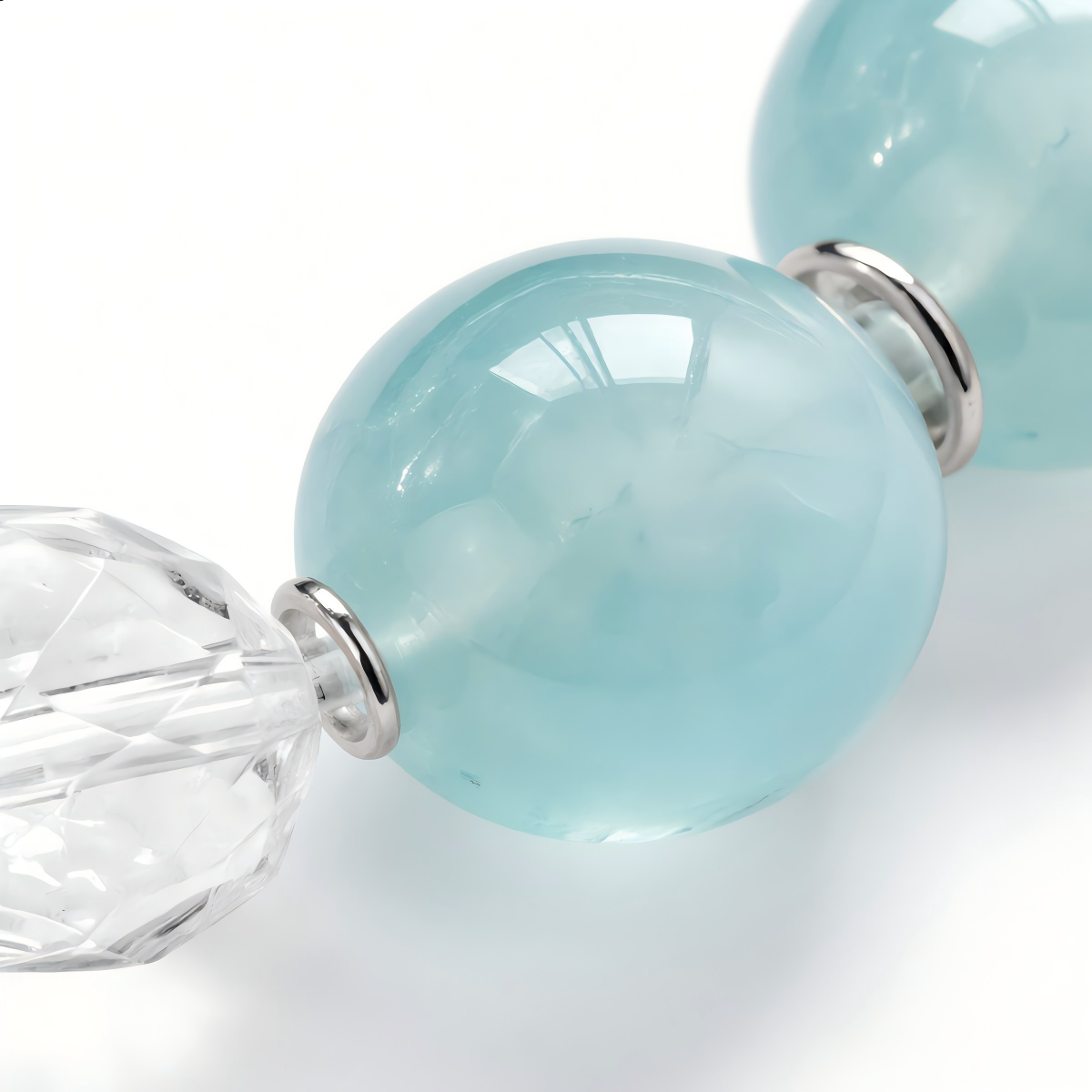 Aquamarine Bracelet – Handcrafted Calm Energy by SoulVibe Gems